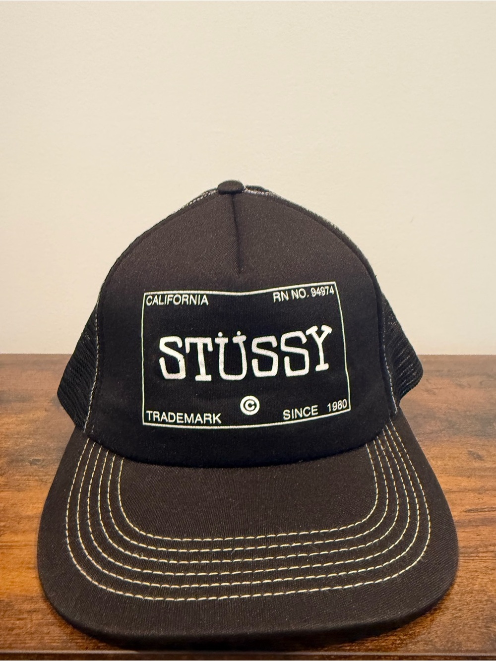 Vintage Stussy Snap Back Hat.